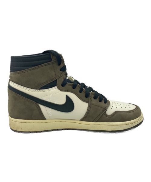 NIKE（ナイキ）NIKE (ナイキ) Travis Scott (トラヴィス スコット) AIR JORDAN 1 HIGH OG TS SP ブラウン サイズ:27cm(US 9)の古着・服飾アイテム