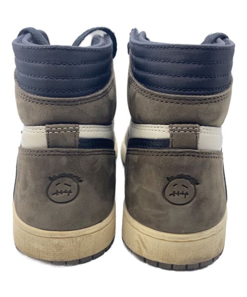 NIKE（ナイキ）NIKE (ナイキ) Travis Scott (トラヴィス スコット) AIR JORDAN 1 HIGH OG TS SP ブラウン サイズ:27cm(US 9)の古着・服飾アイテム