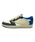 中古・古着 NIKE (ナイキ) Travis Scott (トラヴィス スコット) FRAGMENT DESIGN (フラグメント デザイン) Air Jordan 1 Low OG ブルー×ホワイト サイズ:26.5cm (US8.5)：148000円