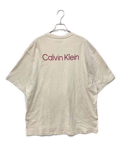 Calvin Klein（カルバンクライン）Calvin Klein (カルバンクライン) SS RLXD JUMP TEE ベージュ サイズ:Lの古着・服飾アイテム