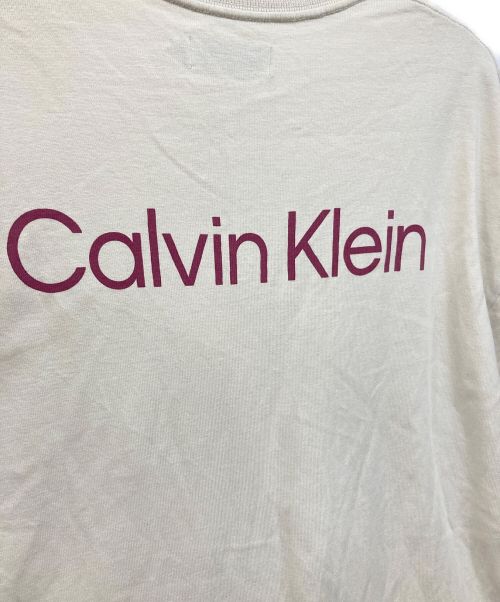 Calvin Klein（カルバンクライン）Calvin Klein (カルバンクライン) SS RLXD JUMP TEE ベージュ サイズ:Lの古着・服飾アイテム