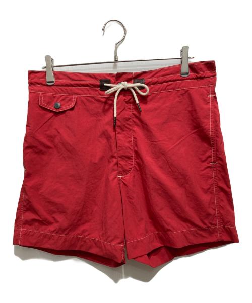 RRL（ダブルアールエル）RRL (ダブルアールエル) スイムハーフパンツ レッド サイズ:31の古着・服飾アイテム