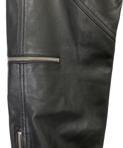 GIVENCHY（ジバンシィ）GIVENCHY (ジバンシィ) レザーパンツ ブラック サイズ:44の古着・服飾アイテム