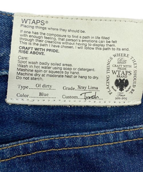 WTAPS（ダブルタップス）WTAPS (ダブルタップス) BLUES TRASH インディゴ サイズ:SIZE XLの古着・服飾アイテム