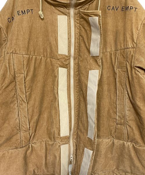 C.E（シーイー）C.E (シーイー) cavempt cord parka warm ブラウン サイズ:SIZE Lの古着・服飾アイテム