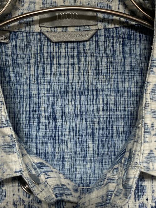 Dior（ディオール）Dior (ディオール) オブリークシャツ スカイブルー サイズ:39の古着・服飾アイテム
