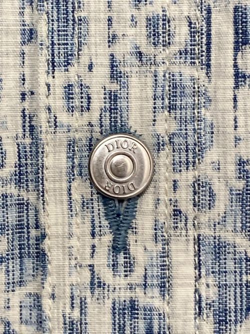 Dior（ディオール）Dior (ディオール) オブリークシャツ スカイブルー サイズ:39の古着・服飾アイテム
