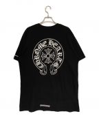 CHROME HEARTSクロムハーツ）の古着「ホースシュー プリントTシャツ」｜ブラック