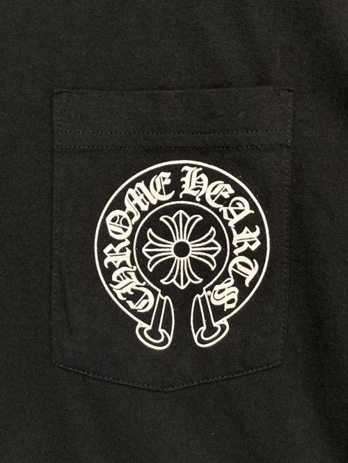 CHROME HEARTS（クロムハーツ）CHROME HEARTS (クロムハーツ) ホースシュー プリントTシャツ ブラック サイズ:XLの古着・服飾アイテム