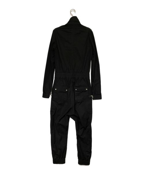 RICK OWENS（リックオウエンス）RICK OWENS (リック オウエンス) BAUHAUS CARGO JUMP SUIT ブラック サイズ:48の古着・服飾アイテム