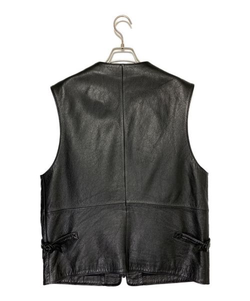 SUPREME（シュプリーム）SUPREME (シュプリーム) Leather Utility Vest ブラック サイズ:Mの古着・服飾アイテム