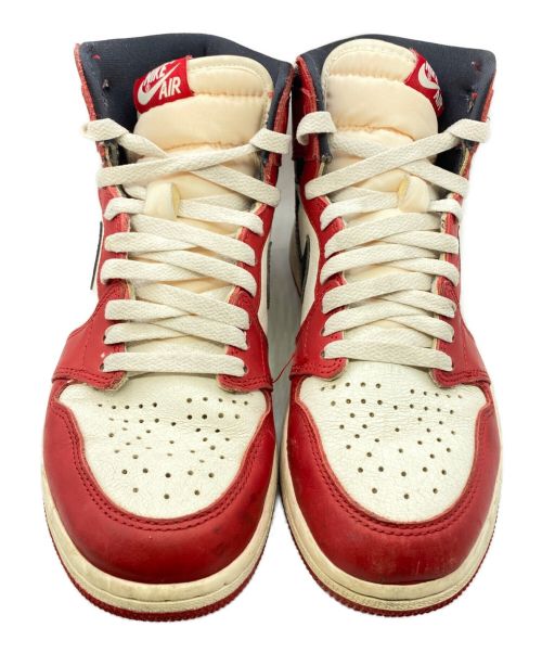 NIKE（ナイキ）NIKE (ナイキ) AIR JORDAN 1 RETRO HIGH OG レッド×ホワイト サイズ:26.5の古着・服飾アイテム