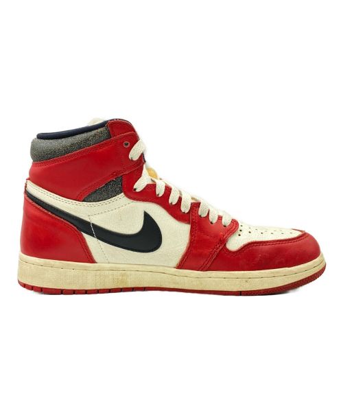 NIKE（ナイキ）NIKE (ナイキ) AIR JORDAN 1 RETRO HIGH OG レッド×ホワイト サイズ:26.5の古着・服飾アイテム