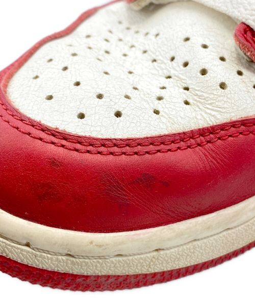 NIKE（ナイキ）NIKE (ナイキ) AIR JORDAN 1 RETRO HIGH OG レッド×ホワイト サイズ:26.5の古着・服飾アイテム