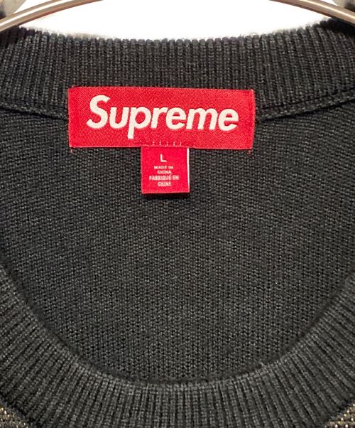 SUPREME（シュプリーム）SUPREME (シュプリーム) American Psycho Sweater ブラック サイズ:Lの古着・服飾アイテム