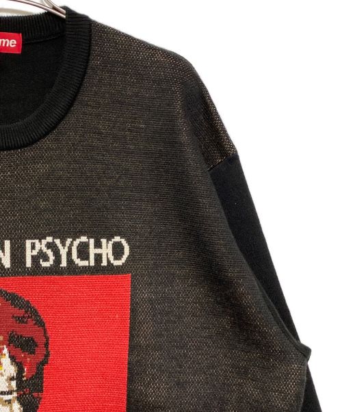 SUPREME（シュプリーム）SUPREME (シュプリーム) American Psycho Sweater ブラック サイズ:Lの古着・服飾アイテム