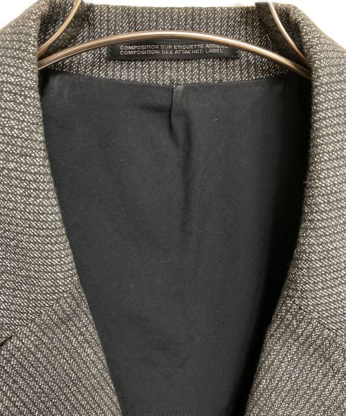 Yohji Yamamoto pour homme（ヨウジヤマモト プールオム）Yohji Yamamoto pour homme (ヨウジヤマモト プールオム) ドッキングジャケット グレー×ブラック サイズ:4の古着・服飾アイテム