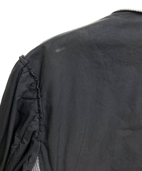 Yohji Yamamoto pour homme（ヨウジヤマモト プールオム）Yohji Yamamoto pour homme (ヨウジヤマモト プールオム) ドッキングジャケット グレー×ブラック サイズ:4の古着・服飾アイテム