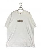 SUPREME×BURBERRYシュプリーム×バーバリー）の古着「BOX LOGO Tシャツ」｜ホワイト