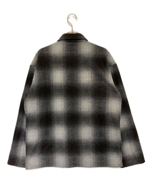 SUPREME（シュプリーム）SUPREME (シュプリーム) Shadow Plaid Fleece Shirt ブラック サイズ:Sの古着・服飾アイテム