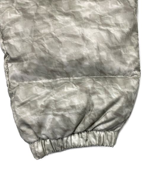 SUPREME（シュプリーム）SUPREME (シュプリーム) THE NORTH FACE (ザ ノース フェイス) Paper Print Nuptse Pants グレー サイズ:Sの古着・服飾アイテム