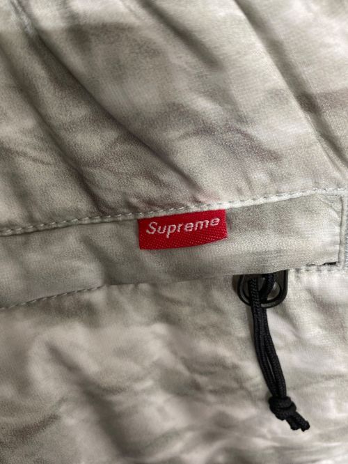 SUPREME（シュプリーム）SUPREME (シュプリーム) THE NORTH FACE (ザ ノース フェイス) Paper Print Nuptse Pants グレー サイズ:Sの古着・服飾アイテム