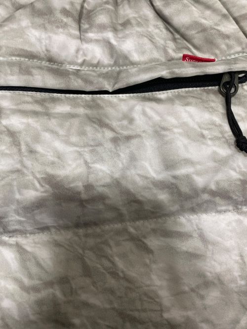 SUPREME（シュプリーム）SUPREME (シュプリーム) THE NORTH FACE (ザ ノース フェイス) Paper Print Nuptse Pants グレー サイズ:Sの古着・服飾アイテム