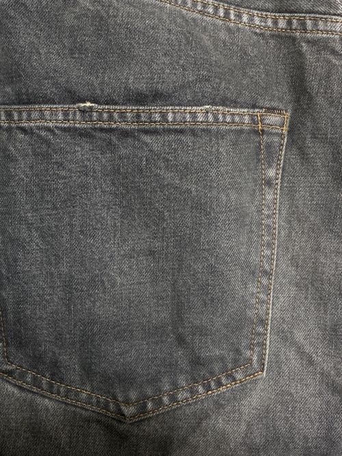 KAPITAL（キャピタル）KAPITAL (キャピタル) 14ozブラックデニム 5Pショートパンツ BONE刺繍 グレー サイズ:30の古着・服飾アイテム