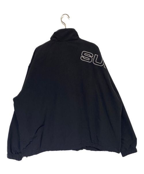 SUPREME（シュプリーム）SUPREME (シュプリーム) Spellout Embroidered Track Jacket ブラック サイズ:Lの古着・服飾アイテム