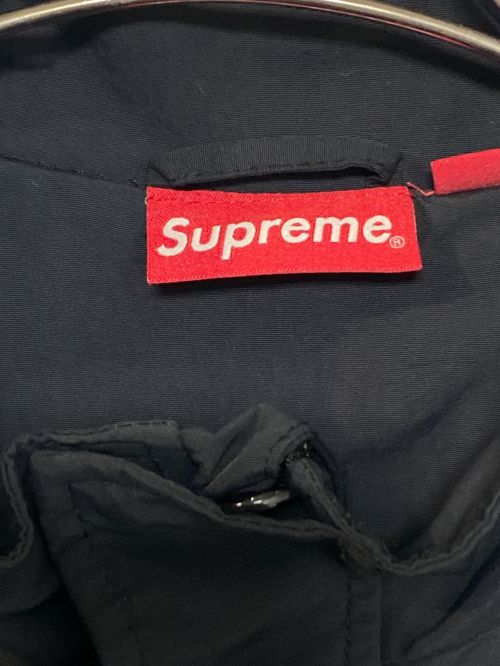 SUPREME（シュプリーム）SUPREME (シュプリーム) Spellout Embroidered Track Jacket ブラック サイズ:Lの古着・服飾アイテム