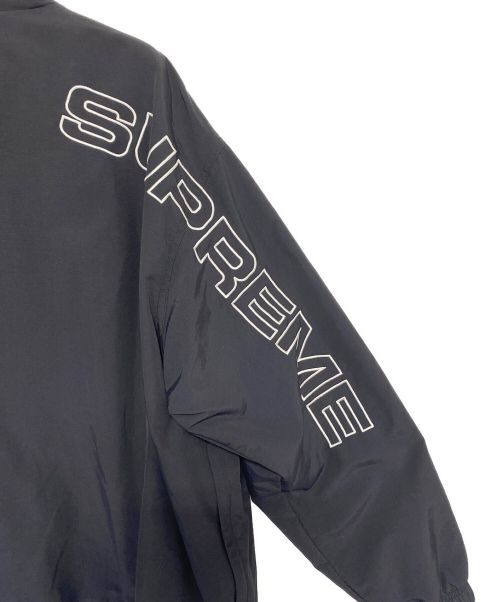 SUPREME（シュプリーム）SUPREME (シュプリーム) Spellout Embroidered Track Jacket ブラック サイズ:Lの古着・服飾アイテム