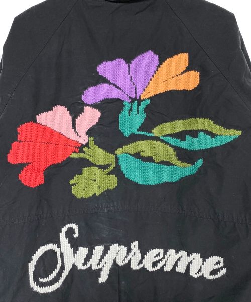 SUPREME（シュプリーム）SUPREME (シュプリーム) Needlepoint Hooded Jacket ブラック サイズ:Sの古着・服飾アイテム