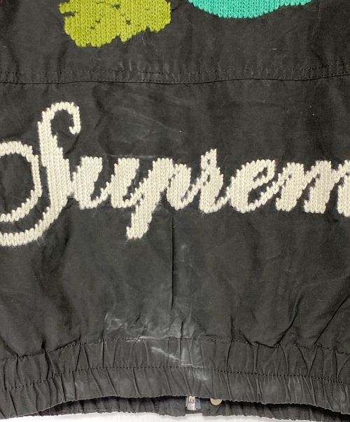 SUPREME（シュプリーム）SUPREME (シュプリーム) Needlepoint Hooded Jacket ブラック サイズ:Sの古着・服飾アイテム