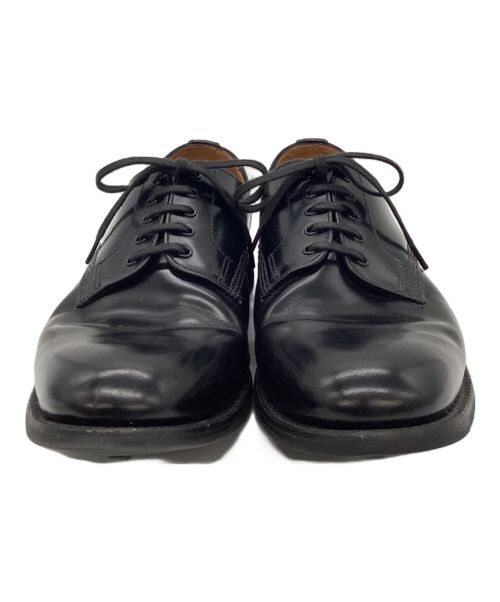 SANDERS（サンダース）SANDERS (サンダース) プレーントゥシューズ ブラック サイズ:8.1/2の古着・服飾アイテム