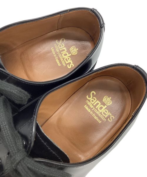 SANDERS（サンダース）SANDERS (サンダース) プレーントゥシューズ ブラック サイズ:8.1/2の古着・服飾アイテム