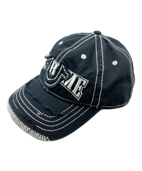 SUPREME（シュプリーム）SUPREME (シュプリーム) TRUE RELIGION (トゥルー レリジョン) 6パネル キャップ ブラック サイズ:-の古着・服飾アイテム
