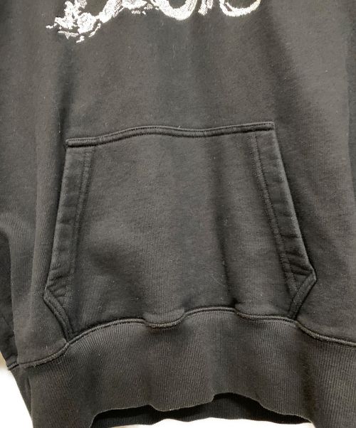 Christian Dior（クリスチャン ディオール）Christian Dior (クリスチャン ディオール) PETER DOIG (ピーター・ドイグ) フロントロゴ刺繍パーカー ブラック サイズ:Mの古着・服飾アイテム