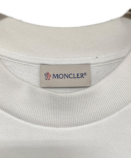 MONCLER（モンクレール）MONCLER (モンクレール) MAGLIA/スウェット ホワイト サイズ:Mの古着・服飾アイテム