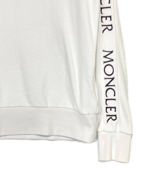 MONCLER（モンクレール）MONCLER (モンクレール) MAGLIA/スウェット ホワイト サイズ:Mの古着・服飾アイテム
