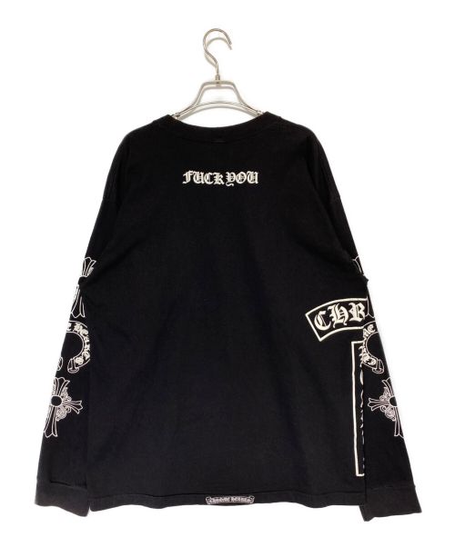 CHROME HEARTS（クロムハーツ）CHROME HEARTS (クロムハーツ) ロングスリーブTシャツ ブラック サイズ:XLの古着・服飾アイテム