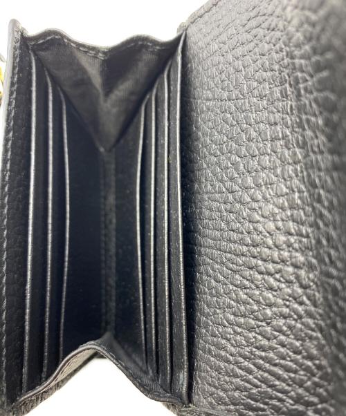 GUCCI（グッチ）GUCCI (グッチ) 〔GGマーモント〕ミディアム ウォレット ベージュ×ブラック サイズ:-の古着・服飾アイテム