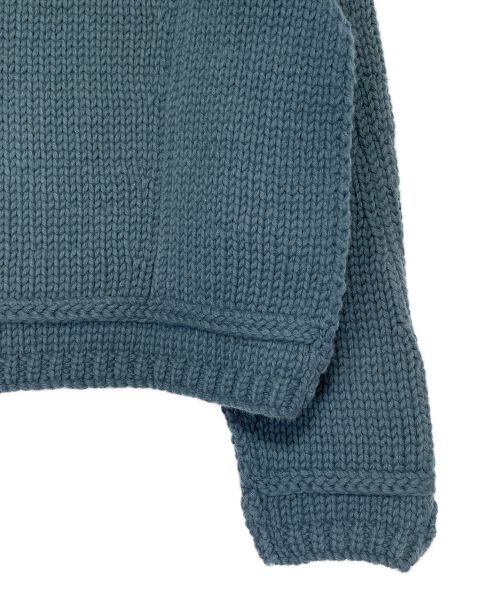 LOUIS VUITTON（ルイ ヴィトン）LOUIS VUITTON (ルイ ヴィトン) チャンキーボタンニットジャケット グレー サイズ:Lの古着・服飾アイテム