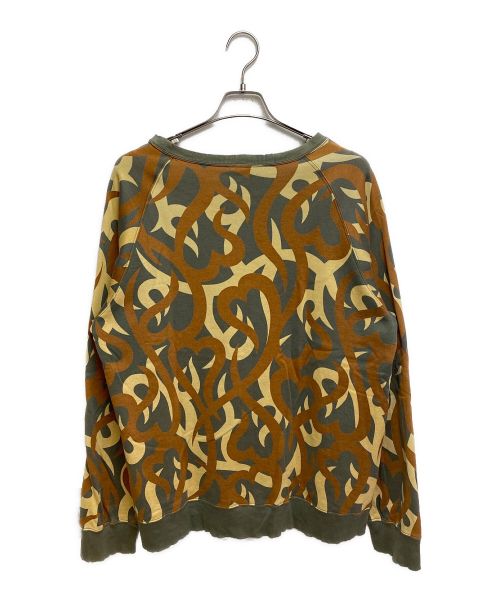 NUMBER (N)INE（ナンバーナイン）NUMBER (N)INE (ナンバーナイン) 04AW GIVE期 ハートトライバルスウェット/Archive グリーン サイズ:4の古着・服飾アイテム