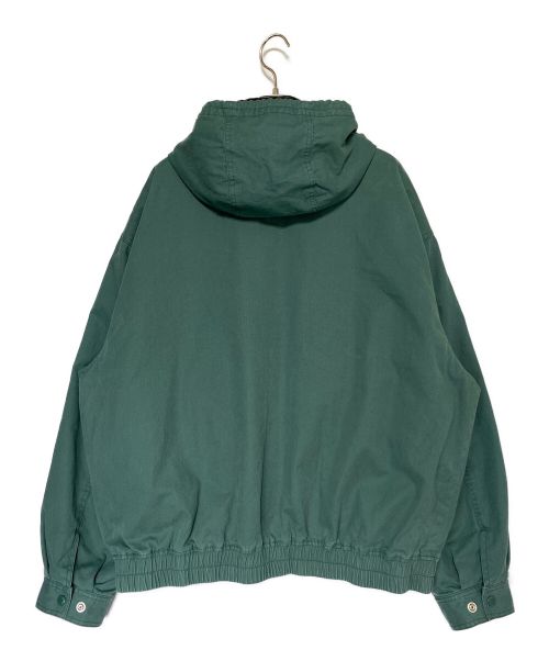 SUPREME（シュプリーム）SUPREME (シュプリーム) Leather Collar Utility Jacket グリーン サイズ:XLの古着・服飾アイテム
