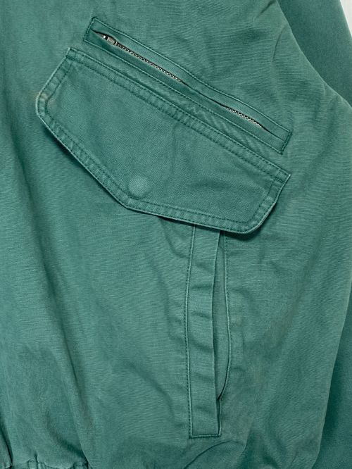 SUPREME（シュプリーム）SUPREME (シュプリーム) Leather Collar Utility Jacket グリーン サイズ:XLの古着・服飾アイテム