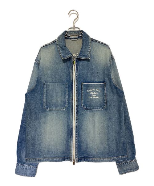 Dior（ディオール）Dior (ディオール) ATELIER チェーンステッチ デニムジャケット インディゴ サイズ:50の古着・服飾アイテム