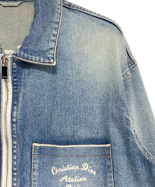 Dior（ディオール）Dior (ディオール) ATELIER チェーンステッチ デニムジャケット インディゴ サイズ:50の古着・服飾アイテム