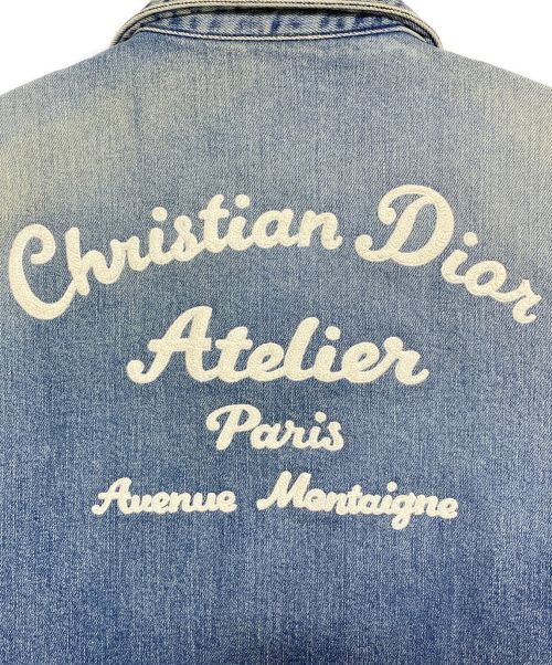 Dior（ディオール）Dior (ディオール) ATELIER チェーンステッチ デニムジャケット インディゴ サイズ:50の古着・服飾アイテム