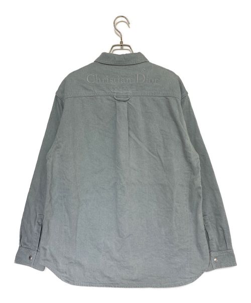 Dior（ディオール）Dior (ディオール)  COUTURE リバーシブルシャツ スカイブルー サイズ:38の古着・服飾アイテム