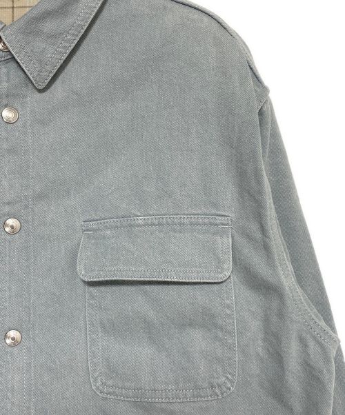 Dior（ディオール）Dior (ディオール)  COUTURE リバーシブルシャツ スカイブルー サイズ:38の古着・服飾アイテム